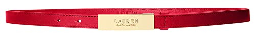 Lauren Ralph Lauren Ledergürtel mit Logo Rl 2000 Red LG (94 cm Taille), Rl 2000 Rot, L(37W)