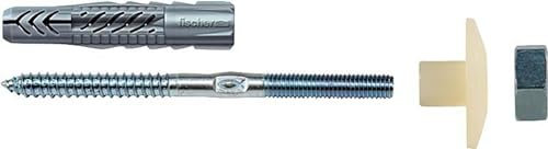 kit de fixation pour lavabos et urinoirs zingué - avec chevilles M 10x140mm