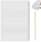 Gerade Linie Schablone Linien-Schablonen-Lineal Schriftzug Schablonen Führungslinien Schablone Klare Linienschablone Lineal Vorlage Kalligraphie-Schablone für Umschlag Zeichen (28 cm Skala)