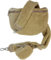 Teddyfell Gürteltasche Crossbody Bauchtasche Umhängetasche Gurt Unifarbe (Beige)