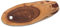 Amago home Servierbrett Baumscheibe 34x16cm o. 52x24cm Schneidebrett Holz Serviertablett Deko Akazie massiv Größe 34 x 16 cm