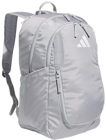 adidas Stadium Soccer Backpack – Team Sports Bag with Ball Pocket, 36L