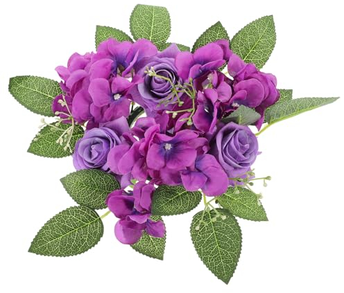ABOOFAN 4 Stück künstliche Leuchtergirlande Kerzenständer Kerzenhalter grüner Kranz Winterkerzenring künstliche Blumen Wohnkultur künstlicher Rosenkranz Kerzenringe Pflanze schmücken Säule