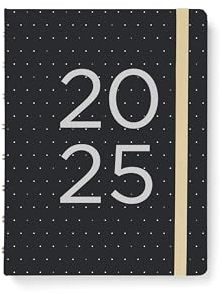 Filofax Moonlight A5 Planner Black 2025