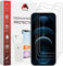 Mobitel 3-Pack Screen Protector for iPhone 12 Pro Max, 6.7-Inch 9H Hardness Tempered Glass Case-Friendly Protector, Anti-Scratch, Anti-Bubble with Easy Installation