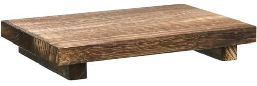 Casiler Présentoir À Savon sur Pied en Bois, Plateau D'évier en Bois pour Cuisine, Salle De Bain, Décoration De Comptoir, Support De Plante pour Bouteilles, Bijoux, Bougies