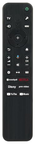 RMF-TX811U Replacement Voice Remote fit for Sony Smart TV X77CL X77L X90CL X90L X93L X93CL X95L A75L A80CL A80L A95L Series KD-65X77CL KD-75X77CL KD-85X77CL KD55X77CL KD75X77CL