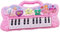DIOXSTAR Multifunctional Electric Organ Piano With Light, Development Of Fine Motor Skills, Hand-Eye Coordination, And Cognitive Functions, Ideal Gift Choice, (PINK)