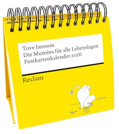 Die Mumins für alle Lebenslagen. Postkartenkalender 2026: Mit Zitaten und Illustrationen von Tove Jansson – Mit den Mumins durch das Jahr – Für alle Fans der kultigen Trolle