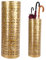 42x15x15cm(16.5x5.9in) Boîte de Rangement pour Porte-parapluies en métal doré Porte-parapluies Moderne à Cylindre Simple avec Trou de Fuite caché pour Le Rangement dans l'entrée du Salon