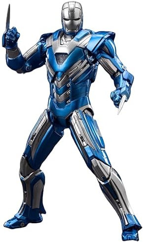 LEBOO ZD Toys 7-Inch Ironman MK30, 1/10 Scale Action Figure, Movice Style, Exquisite Painting with Full-Accessories