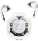 Clear Beat - Auriculares inalámbricos Bluetooth 5.3, diseño transparente, sonido cristalino, impermeables IPX4, funda con carga para smartphone, micrófono integrado, autonomía 2-3 horas, USB-C