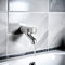 Robinet d'eau froide à bouton-poussoir mural, robinet de lavabo de salle de bain, robinet de retard pour se laver les mains et le visage, 100 x 90 mm