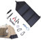 Solar Charger Power Bank - Foldable Solaar Charrger with 100w Output | Solar Panel Charger | Duaal Usb Design Sollar Chargeer Panel for Laptop, Smartphone, Car, Boat, Rv, Camping, Travel