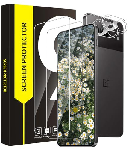 Carantee 2+2 Stück Schutzfolie für Panzerglas für OnePlus Nord 4 5G, 9H Gehärtetem Ultra-HD Bläschenfrei Anti-Schmutz OnePlus Nord 4 Displayschutzfolie, Doppelter Schutz Dauerhaft Kameraschutz Folie