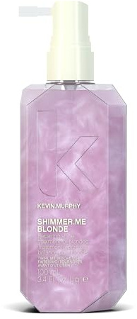 Kevin.Murphy Shimmer.Me Blonde Spray Réparateur Brillant, 100 ml | Pour Mèches, Cheveux Blonds & Gris, Brillance Enrichie en Vitamines, avec Huile de Babassu, sans Sulfates ni Parabènes