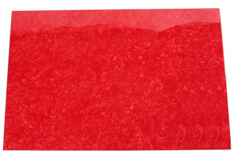 Guitar Bass Pickguard Blank Material, 3 Layer Celluloid PVC, 44x29cm - Kratzfest Schutzplatte, Einfache Anpassung, Für Gitarren und Bässe