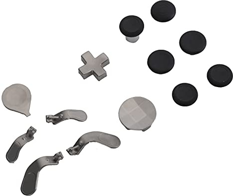 SENECESLI Game-Controller-Tastenpaddel-Set, Metall-Thumbsticks für ONE Series 2, Verbesserte Gaming-Leistung und Haltbarkeit, 6 Thumbsticks, 7 Metallknöpfe für Gamer