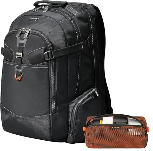 EVERKI Atlas Business 32L Laptop-Rucksack & Kompressions-Packwürfel – Reisefreundlicher, professioneller Rucksack mit verstellbarem, gepolstertem Fach für 13-17,3 Laptops & hochwertigem komprimierba