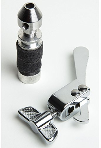 Fame DC9002 HiHat Drop Clutch, Robustes Metallgehäuse, Chrom-Finish, Ideal für Double Bass Spieler, Kompatibel mit allen gängigen HiHat-Ständern