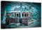 Feeby Bilder Fabrik XXL 120x80 cm 1 Teilig Wohnzimmer Schlafzimmer Büro Flur Küche Wandbilder Leinwandbilder Modern Bild auf Leinwand Wanddekoration Kunstdruck Design Graffiti Multicolor