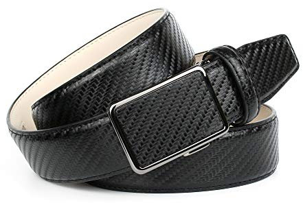 Anthoni Crown Herren 4137KB10 Gürtel, Schwarz, 120