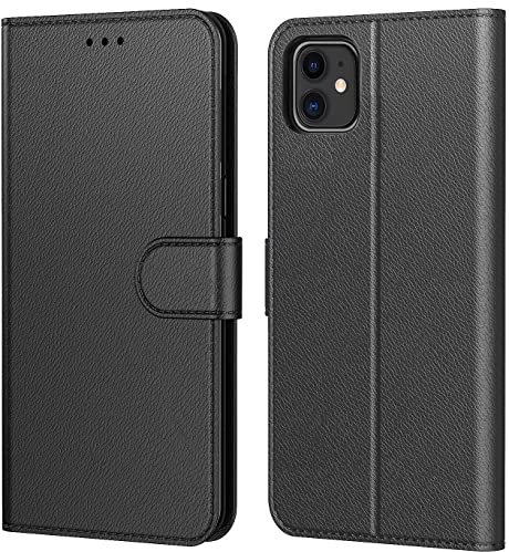 AURSTORE Etui Coque pour iPhone 11 2019 (6,1 Pouce), Protection Housse en Cuir PU Pochette,[Emplacements Cartes],[Fonction Support],Compatible avec iPhone 11 6.1