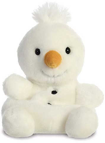 Aurora World Aurora, 99130, Palm Pals Schneemann, 13cm, Plüschtier, Weiß