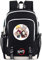 Roffatide Anime Demon Slayer Mochila Estampada Hombres Mochila Escolar Mochila para Portátil con Puerto de Carga USB y Puerto Auriculares Negro
