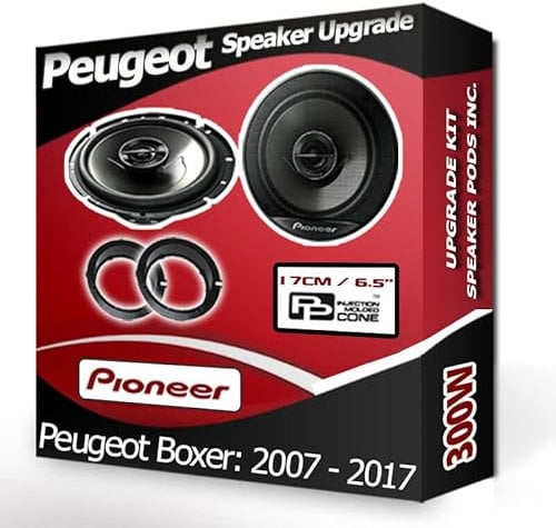 Boxer Speaker upgrade Front Door Pioneer car speakers 6.5 17cm + Pods 300W