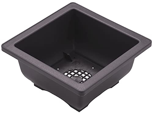 Wisboey 15 Piezas de Maceta de 4.7 Pulgadas, Maceta de Entrenamiento de BonsáI de PláStico Cuadrada, Maceta de Suculentas, para JardíN, Interior, DecoracióN Hogar