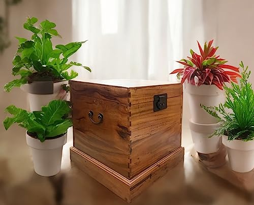 OPIUM OUTLET Truhe Kasten Kiste Box Aufbewahrung Möbel aus Holz mit Deckel Schatztruhe Vintage Kolonial chinesisch asiatisch