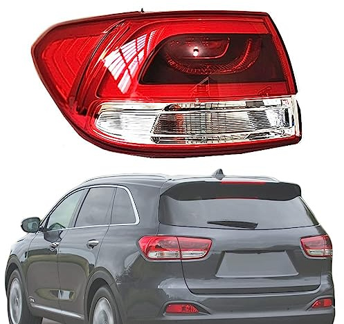 SUMRED Rückleuchte Rücklicht für Kia Sorento L 2015 2016 2017 2018, Heckleuchte Links Rechts, mit wasserdichte,Left-Outside