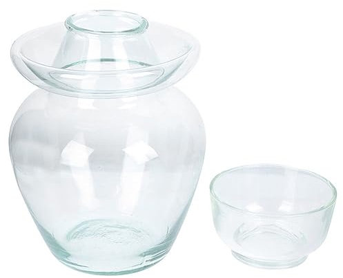 Kichvoe Grand Bocal Verre Pour Confitures Et Légumes Marinés Pot De Stockage Scellé Pour Cuisine Et Restaurant De Capacité Matériau Alimentaire Design Pratique
