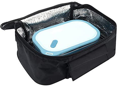 Topyond Portable Oven for Car 12V, Portable Food Warmer Lunch Box with Fast Heating, Automatic Safety Shut Off, Car Microwave Alternative for Truck Drivers Office Travel Camping