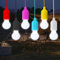 Junerain 6Pack LED Pull Cord Light Bulb, LED Colorful Mood Bulb Light Hanging Lamp Battery Operated, Portable Night Light for Party Weddings Festivals Lighting Camping Child Room Decoration