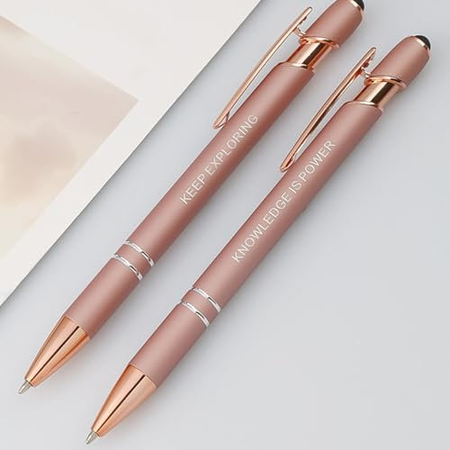 Executive Pencil - 2 Original Kugelschreiber, Clicker Druckkugelschreiber, Fineliner | Marken-Kugelschreiber, Schreibgeräte, personalisierte Schreibstifte, Kugelschreiber mit Enc