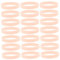 WOONEKY 100st Leuchtendes Silikonarmband Armbänder Leuchtendes Armband Korb Partyzubehör Leuchtstäbe Für Dunkle Partyartikel Große Leuchtstäbe Bands Neon-party Orange Kieselgel