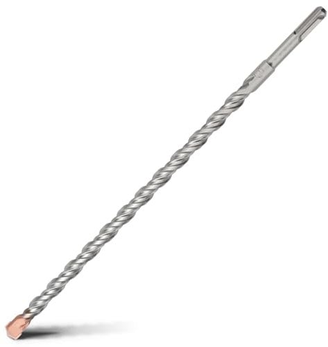 HSAWBIT Broca de mampostería SDS de 12 mm x 350 mm de largo, punta de carburo de tungsteno, vástago SDS Plus, para pared, piedra, hormigón y ladrillos
