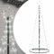 vidaXL LED Weihnachtsbaum, Beleuchtet Tannenbaum 8 Lichteffekte, Christbaum Lichterbaum Innen Außen, Weihnachtsdeko Weihnachtsbeleuchtung, 200 LEDs Kaltweiß 182cm