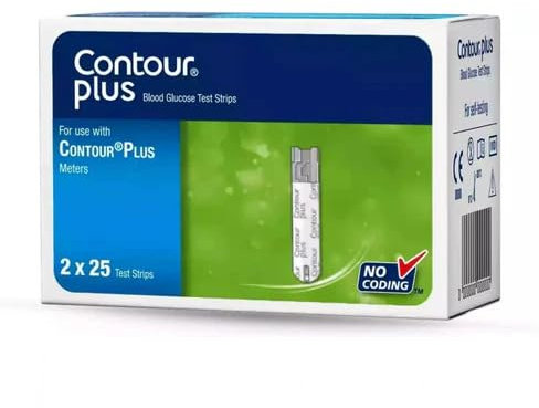 Generic Plus Blood Glucose Test Strips, 50 Count, No Coding Required