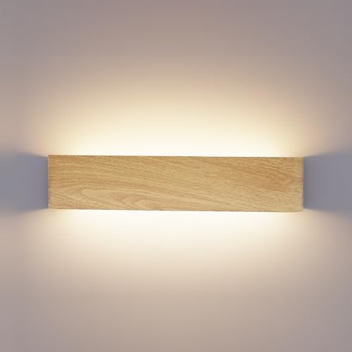 XXINLOOY LED Wandleuchte Innen 24W 41cm, 3 CCT Aluminium