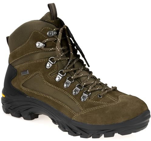 La Chasse® Leichter Pirschstiefel & Jagdstiefel Ancona oliv – Wasserdicht mit Membrane – Ideal für Trekking, Wandern & Outdoor