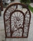 Ferrum Edelrost Wandbild Rose Ornament Metall Gartendekoration Wandschmuck