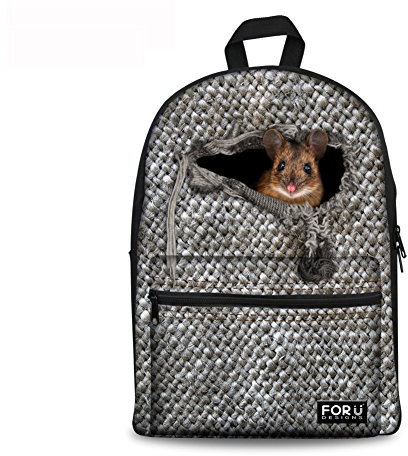 Injersdesigns Casual Rucksack Schulbeutel für Jugendliche Kinder Rucksäcke Leichte Buchbags für Teen Girls Jungen Frauen Männer Reisen Laptop Rucksack (CA5424J)