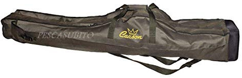 Pescasubito.com Fodero Porta canne 3000/2 160cm Verde Sacca Borsa Doppio surfcasting Bolognese