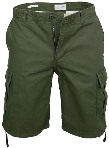 JACK & JONES Male Cargo Shorts Regular Fit Cargo Shorts | Regular Fit, Einfarbig, Normal, Casual, Bei max. 40°C waschen