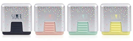 Milan School 430 Silver Caja 30 gomas de miga de pan con funda protectora Silver NUEVO
