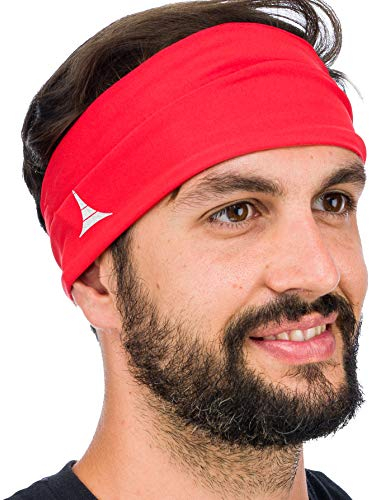 French Fitness Revolution - Dehnbares Sport-Stirnband Männer & Frauen - Schweißband zum Laufen, Radfahren, Basketball, Yoga, Fitness - feuchtigkeitsableitendes Workout-Haarband
