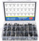 Glarks Elektrolytkondensatoren, Metall, 10 V, 16 V, 25 V, 50 V, sortiertes Sortimentsset, Etikettenkondensatorbereich 0,1 uF – 1000 uF, 240 Stück